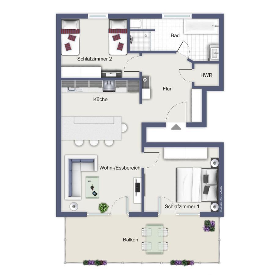 Haus Am Wald Wohnung Sonne Wittenbeck ภายนอก รูปภาพ